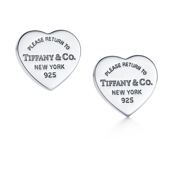 Tiffany & Co. Jewelry - 💙RETIRED 💙Tiffany & Co. Mini Heart Tag Earrings